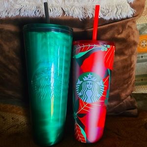 Starbucks holiday tumblers